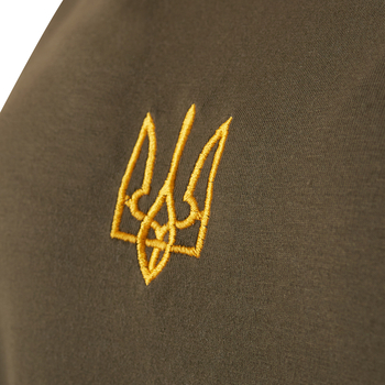 Футболка Garnamama Ukraine t-shirt чол вышивка XL муж Зеленый (914363.1266123) - Pampik - 4