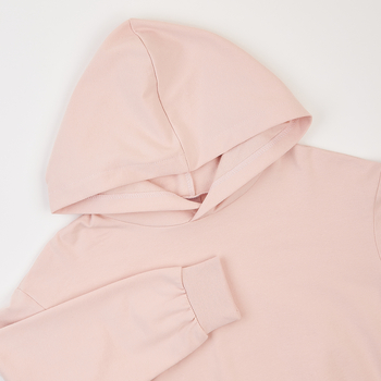 Худі Garnamama Basic Hoodie 2-х нитка 158 Рожевий (1008182.11408814) - Pampik - 4