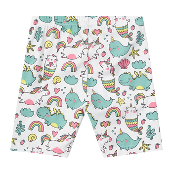 Велосипедки Garnamama Unicorn 2.0 Cycling Shorts 116 Белый (870252.1225471) - Pampik - 2