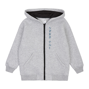 Спортивна кофта на флісі Garnamama Oversize sport zip на блискавці з капішоном накл 122-128 Сірий (1043969.1408943) - Pampik - 5