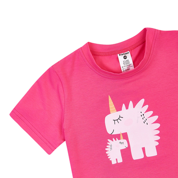 Футболка Garnamama Summer 2024 t-shirt 140-146 Рожевий (921429.1279969) - Pampik - 3