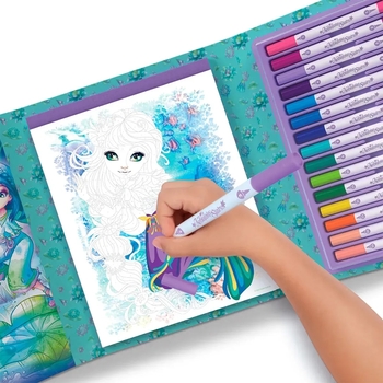 Набір для творчості Nebulous Stars Розмальовка по номерах: Чарівні світи зірок (11381) - Pampik - 5