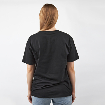 Футболка Garnamama Basic t-shirt жін L Чорний (871886.1228054) - Pampik - 5