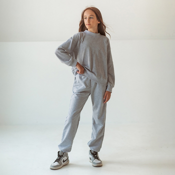 Світшот Garnamama Basic Sweatshirt, р.152, сірий (937870.1295561) - Pampik - 6