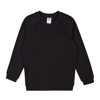 Реглан Garnamama Basic Sweatshirt інтерлок 104 Чорний (970885.1327824) - Pampik