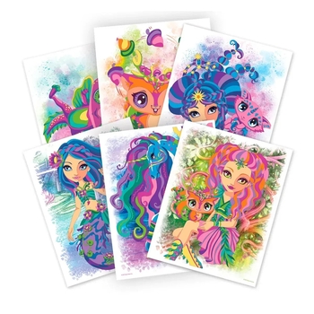 Набір для творчості Nebulous Stars Розмальовка по номерах: Чарівні світи зірок (11381) - Pampik - 4