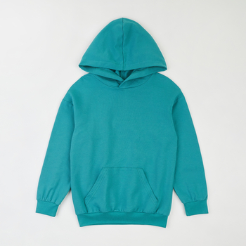 Худі Garnamama Basic Hoodie 2-х нитка 164 Зелений (1008890.11408815) - Pampik - 3