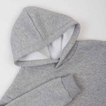 Спортивний костюм на флісі Garnamama Basic Hoodie soft 134 Сірий (1032661.1397591) - Pampik - 13