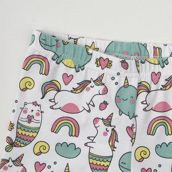 Велосипедки Garnamama Unicorn 2.0 Cycling Shorts 146 Белый (1001939.1225471) - Pampik - 3