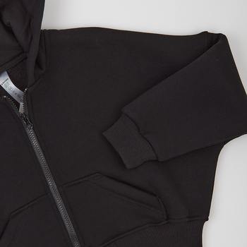 Бомбер утеплений Garnamama Oversize sport hood с капюшоном 122-128 Черный (1041738.1407311) - Pampik - 10