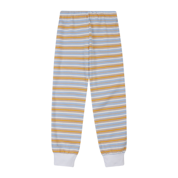 Штаны домашние Garnamama Neon pants, р.98, оранжевый с голубым (1030811.13334614) - Pampik