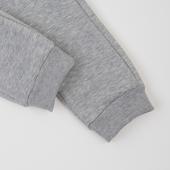 Спортивний костюм на флісі Garnamama Basic Hoodie soft 134 Сірий (1032661.1397591) - Pampik - 5