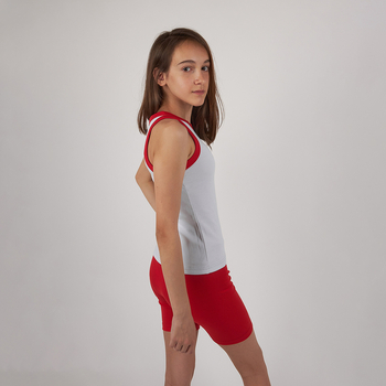 Топ Garnamama Lasting vest 134-140 Серый Красный (997366.1353401) - Pampik