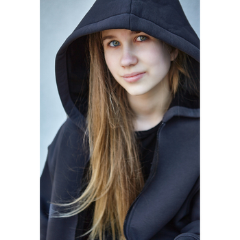 Спортивна кофта Garnamama Oversize sport zip на молнии с капюшоном 134-140 Серый (1043371.1408204) - Pampik - 3
