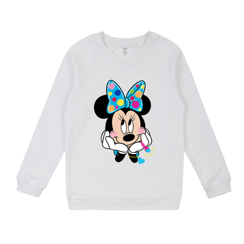 Реглан Garnamama Basic Sweatshirt інтерлок прінт 110 Белый (1033179.1397861) - Pampik