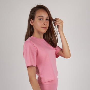 Кроп-топ Garnamama Lasting crop t-shirt 110-116 Розовый (996962.1353362) - Pampik