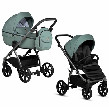 Універсальна коляска 2 в 1 Tutis UNO 5+ Essential collection Menta - Pampik