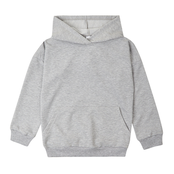 Худі Garnamama Basic Hoodie 2-х нитка 134 Сірий (821598.1140883) - Pampik