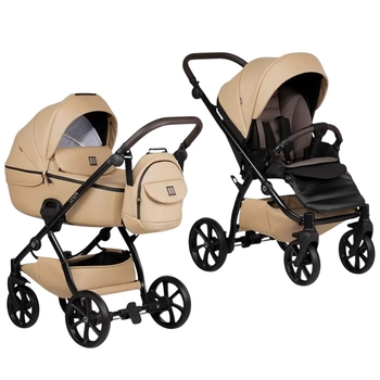 Універсальна коляска 2 в 1 Tutis UNO 5+ Leather collection Caramel - Pampik