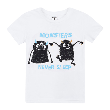 Футболка Garnamama Neon t-shirt, р.122, білий (978321.1333933) - Pampik