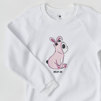 Реглан Garnamama Sleeves малюнок 98 Белый (834575.11930311) - Pampik - 3