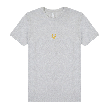 Футболка Garnamama Ukraine t-shirt чол вышивка XL муж Серый (972975.1266125) - Pampik