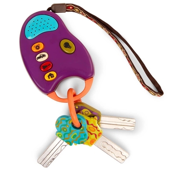 Развивающая игрушка Battat Ключики, фиолетовый (BX1200Z) - Pampik - 2