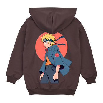 Худі Garnamama худи велике Season 2025 +наклейка 158-164 Коричневий (1053007.1418564) - Pampik