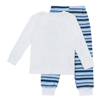 Піжама, що світиться Garnamama Neon PG 86 Білий Блакитний (784516.5084139) - Pampik - 4