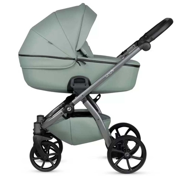 Універсальна коляска 2 в 1 Tutis UNO 5+ Leather collection Sage - Pampik - 3