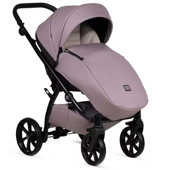 Універсальна коляска 2 в 1 Tutis UNO 5+ Leather collection Mauve - Pampik - 3