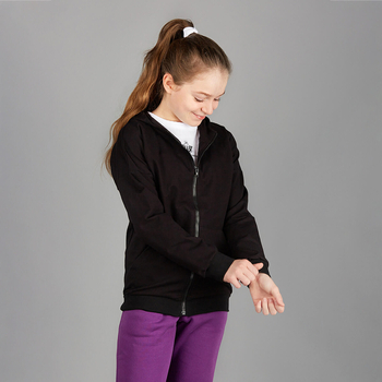 Спортивная кофта Garnamama Basic Jacket, р.152, черный (821754.1179254) - Pampik - 7