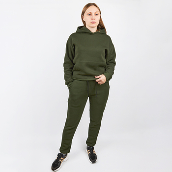 Спортивні штани на флісі Garnamama Basic pants soft жін M Зелений (877561.1206895) - Pampik - 6