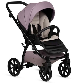 Універсальна коляска 2 в 1 Tutis UNO 5+ Leather collection Mauve - Pampik - 4