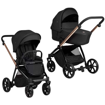 Универсальная коляска 2 в 1 Tutis MIO 3+ Black Edition Rose Gold - Pampik