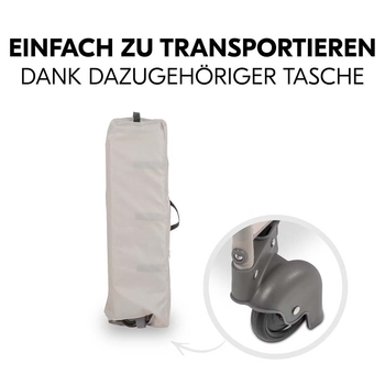 Дитяче ліжечко-манеж Hauck Dream N Play Go Pooh Rainbow Beige (60889-0) - Pampik - 6