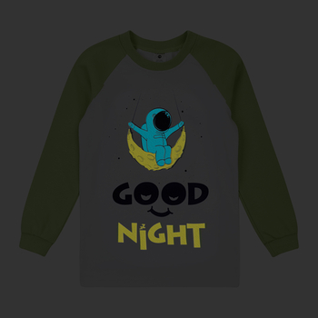 Лонгслів Garnamama Neon LS 152 Белый Зеленый (978362.1333663) - Pampik - 2