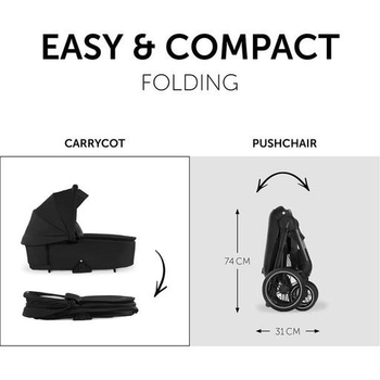 Універсальна коляска 2 в 1 Hauck Walk N Care Air Black (16547-8) - Pampik - 7