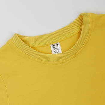 Футболка Garnamama Basic t-shirt new, р.158-164, жовтий (871852.798826) - Pampik - 4