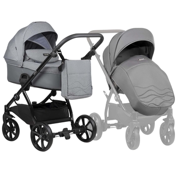 Универсальная коляска 2 в 1 Tutis LEO+ Stone Grey - Pampik