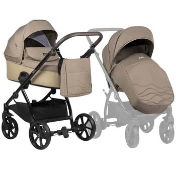 Универсальная коляска 2 в 1 Tutis LEO+ Caramel - Pampik