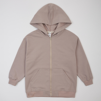 Спортивна кофта Garnamama худа велика на блискавці 122-128 Бежевий (1049347.1416193) - Pampik - 3