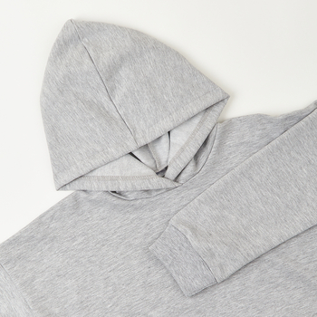 Худі Garnamama Basic Hoodie 2-х нитка 164 Серый (798668.1140883) - Pampik - 4