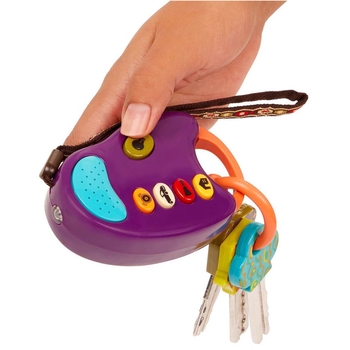 Развивающая игрушка Battat Ключики, фиолетовый (BX1200Z) - Pampik - 6
