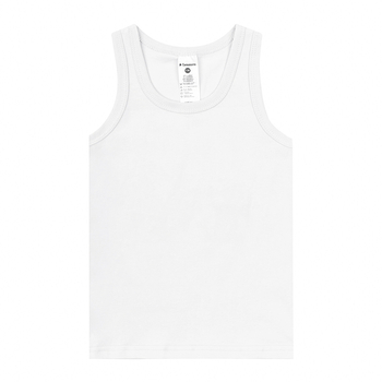 Майка Garnamama Basic vest boy 98-104 Білий (859719.1186395) - Pampik