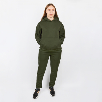 Спортивні штани на флісі Garnamama Basic pants soft жін S Зелений (877562.1206895) - Pampik - 7