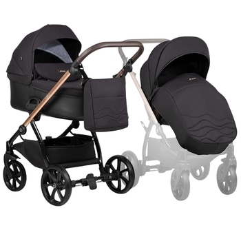 Универсальная коляска 2 в 1 Tutis LEO+ Black - Pampik