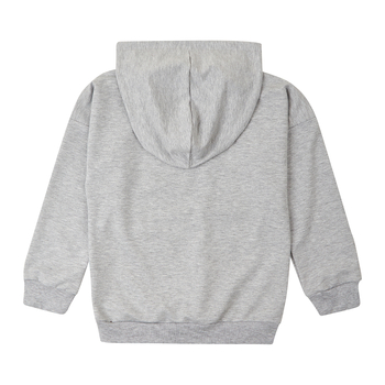 Худі Garnamama Basic Hoodie 2-х нитка 146 Сірий (798665.1140883) - Pampik - 2