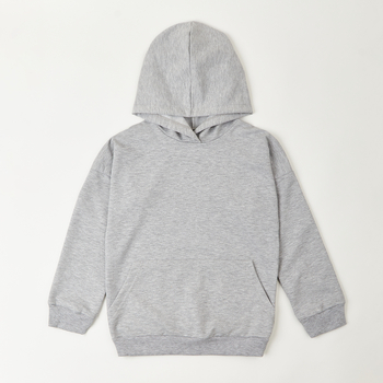 Худі Garnamama Basic Hoodie 2-х нитка 116 Сірий (1054240.1140883) - Pampik - 3