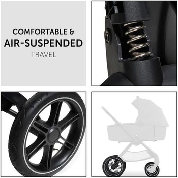 Універсальна коляска 2 в 1 Hauck Walk N Care Air Dark Grey (16548-5) - Pampik - 9